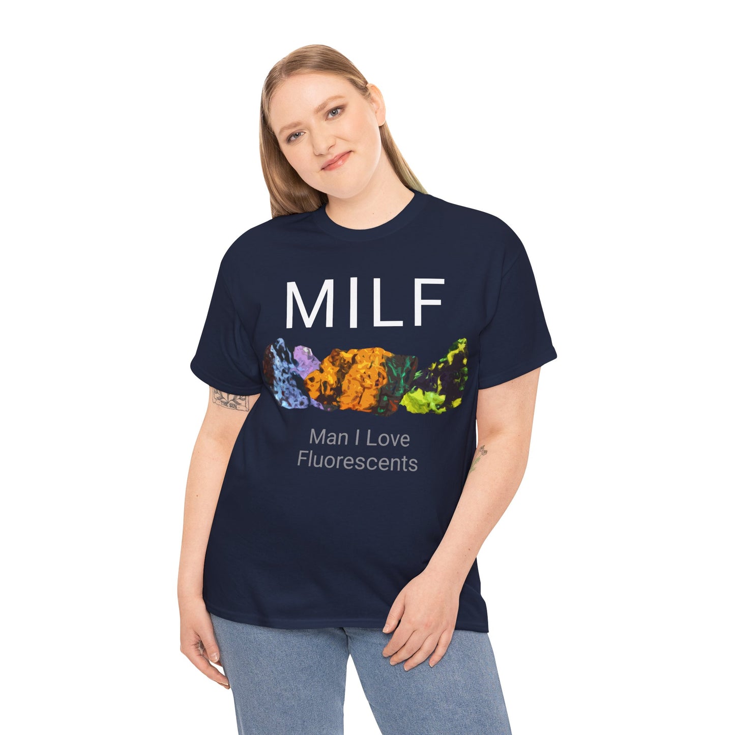 Man I Love Fluorescents T-Shirt: NAVY